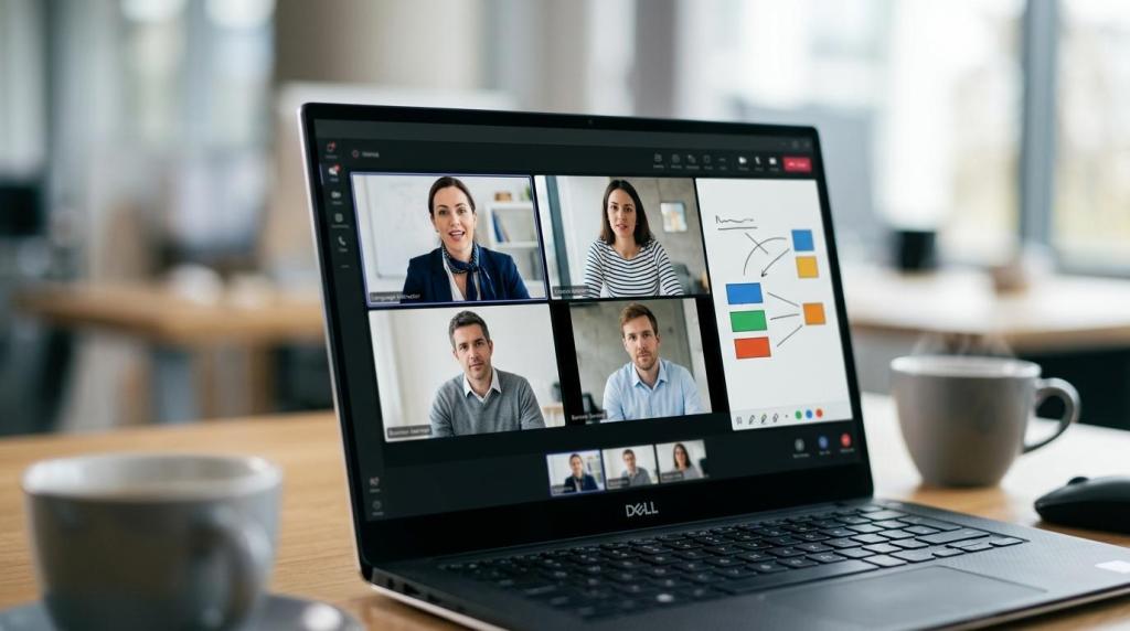 Online language training for companies – live in the virtual seminar room
